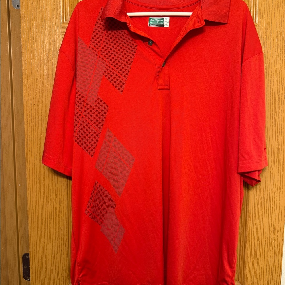 Ben Hogan Performance Vibrant Red Golf Polo Shirt